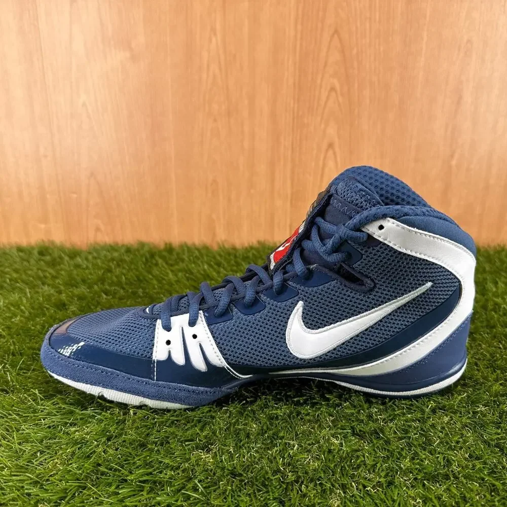 Nike Freek Navy White Wrestling Shoes 316403-411 Men's Size 11